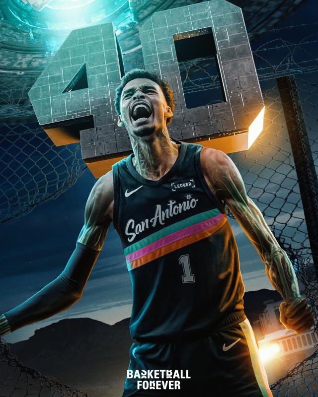 开云体育官网-狂虐湖人二队！文班亚马26分钟轰40+12历史首人